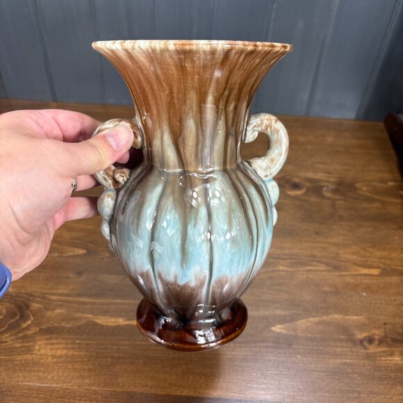 Vintage Bay Keramik West German Pottery Vase Fat Lava Drip Glaze Ceramic Vase - Picture 8 of 12